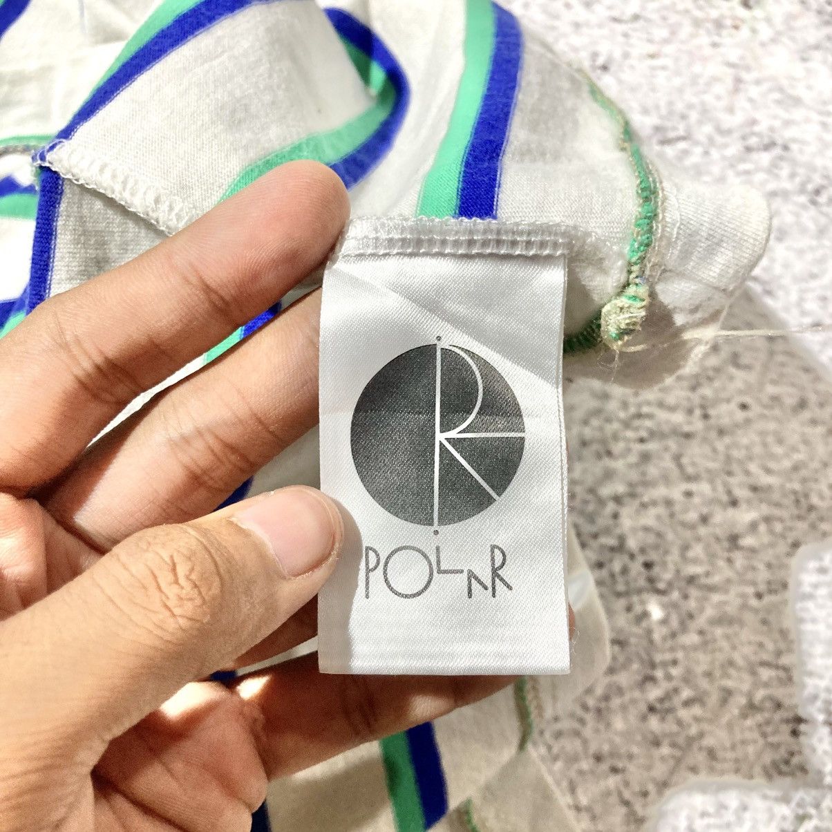 Polar Skate Co. Polar Skate Co. Pocket Logo Striped T-shirt Size US L / EU 52-54 / 3 - 13 Thumbnail