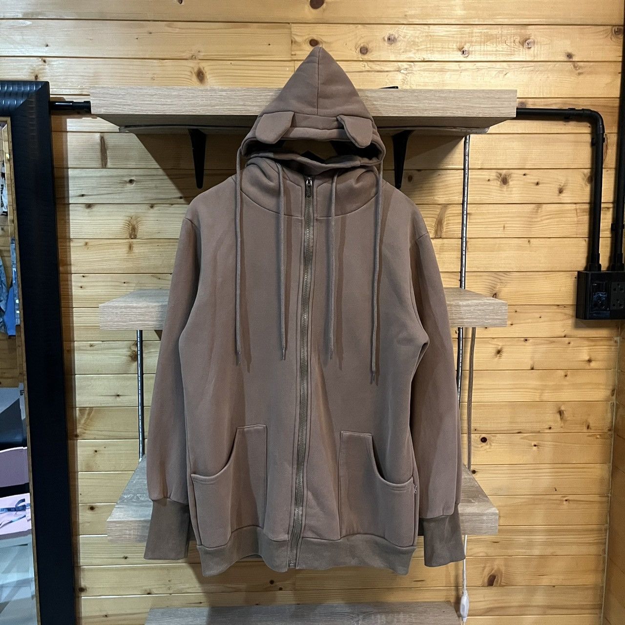 Issey Miyake × Ne-Net × mercibeaucoup Bear Ear Zip Up Double Hoodie Mercibeaucoup Ne Net Style Size US M / EU 48-50 / 2 - 3 Thumbnail