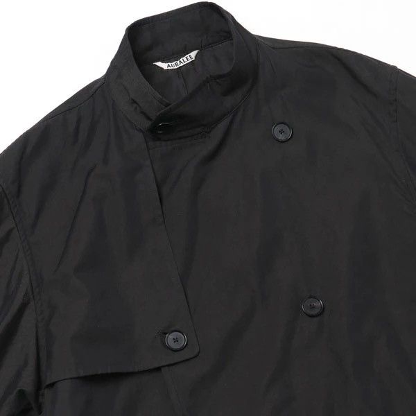 Auralee Auralee Finx Cupro Long Coat - Black (Size 3) Size US M / EU 48-50 / 2 - 2 Thumbnail