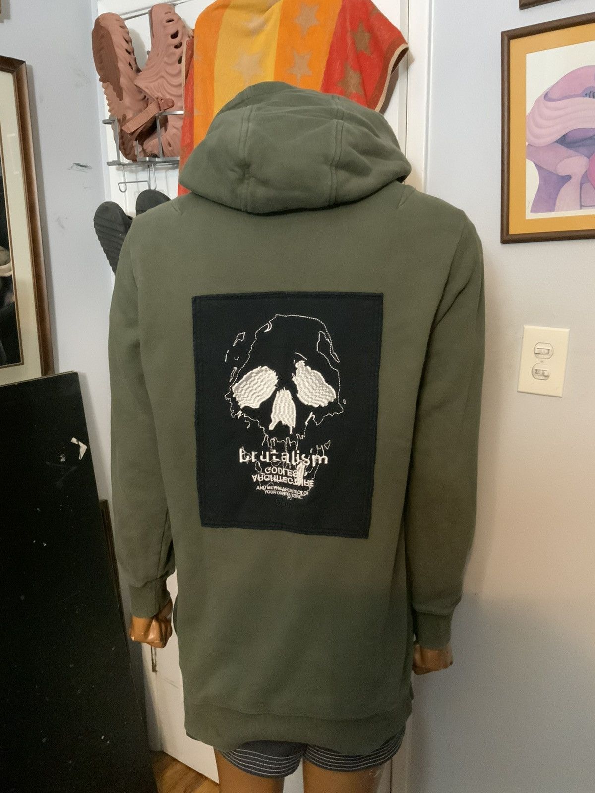5cm 5CM Brutalism Architect Your Future Skull Japan Patch Hoodie Size US L / EU 52-54 / 3 - 11 Thumbnail