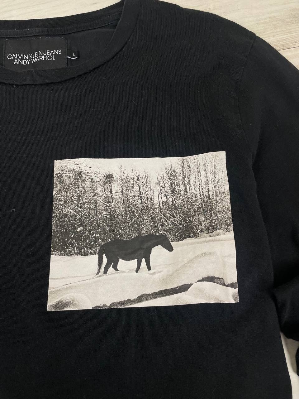 Calvin Klein CALVIN KLEIN JEANS ANDY WARHOL Long Sleeve T Shirt Size US L / EU 52-54 / 3 - 7 Thumbnail