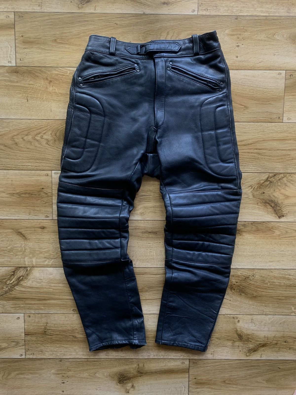 Leather × Vintage Vintage Leather Pants Y2k Style Size US 28 / EU 44 - 1 Thumbnail