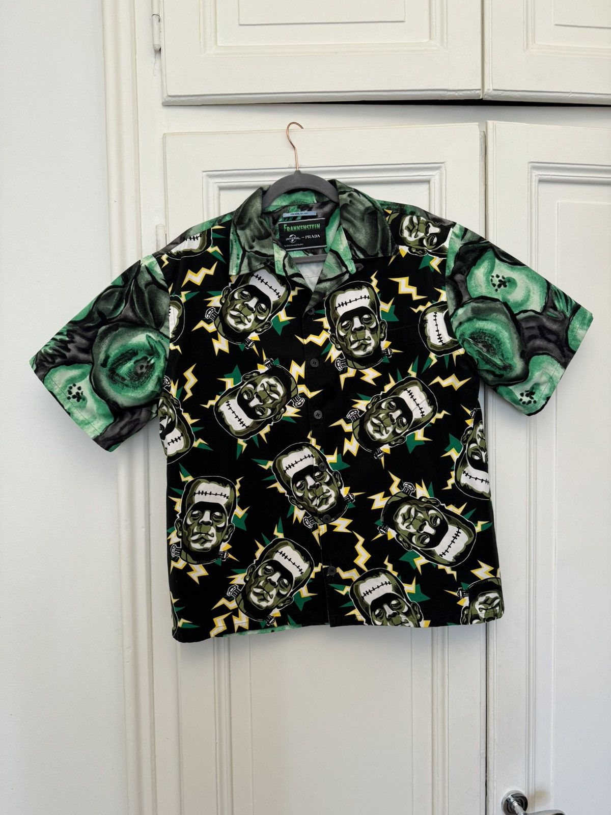Prada PRADA 'Frankenstein' cuban collar shirt FW19 Size US L / EU 52-54 / 3 - 2 Thumbnail