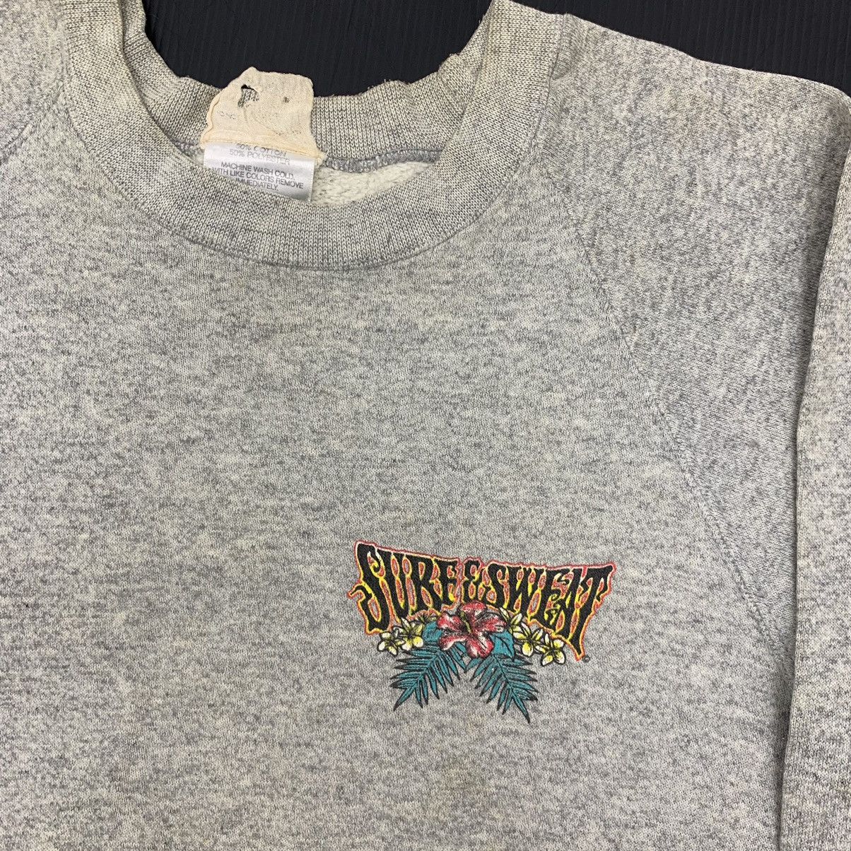 Man Made In Australia Vintage 90s Surf And Sweat Big Wave Surfboards Sweatshirt Size US M / EU 48-50 / 2 - 5 Thumbnail