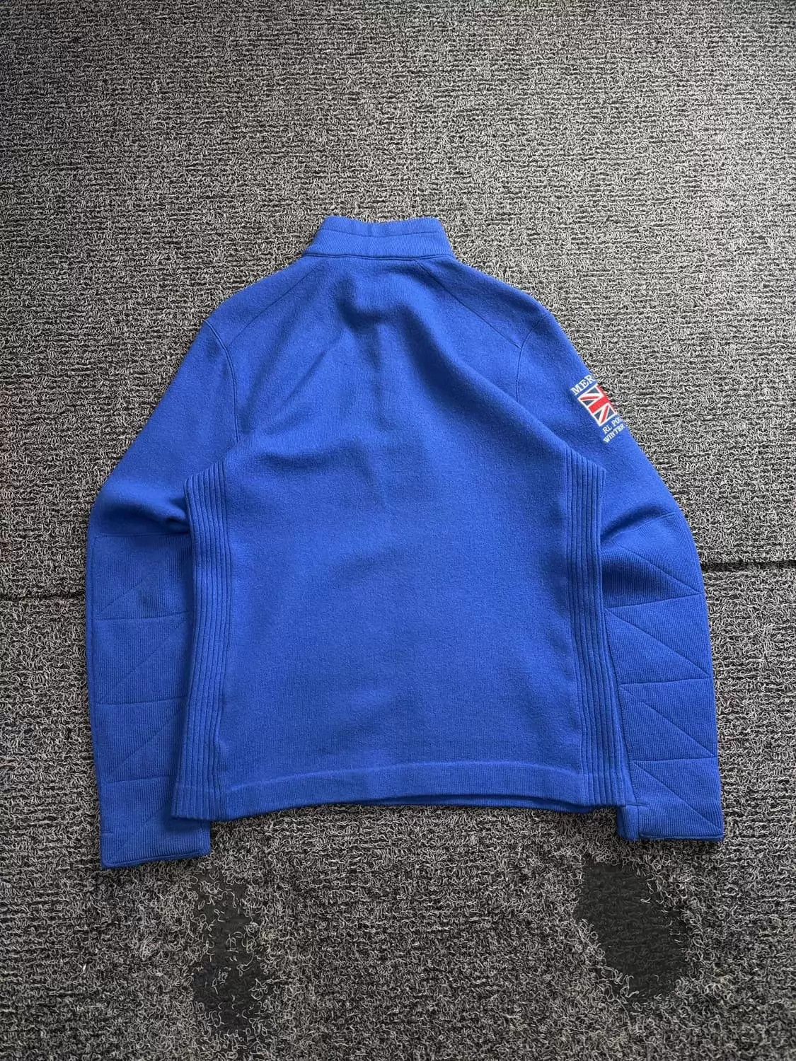 Polo Ralph Lauren RL Prussian Blue Polo Half-Zip Jacket Unisex Vintage Size US L / EU 52-54 / 3 - 5 Thumbnail