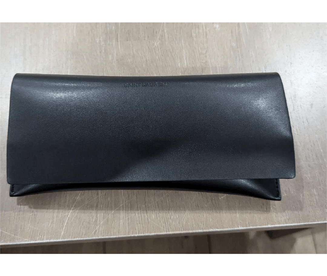 Saint Laurent Paris SAINT LAURENT 99mm Wrap Sunglasses Black Size ONE SIZE - 5 Thumbnail