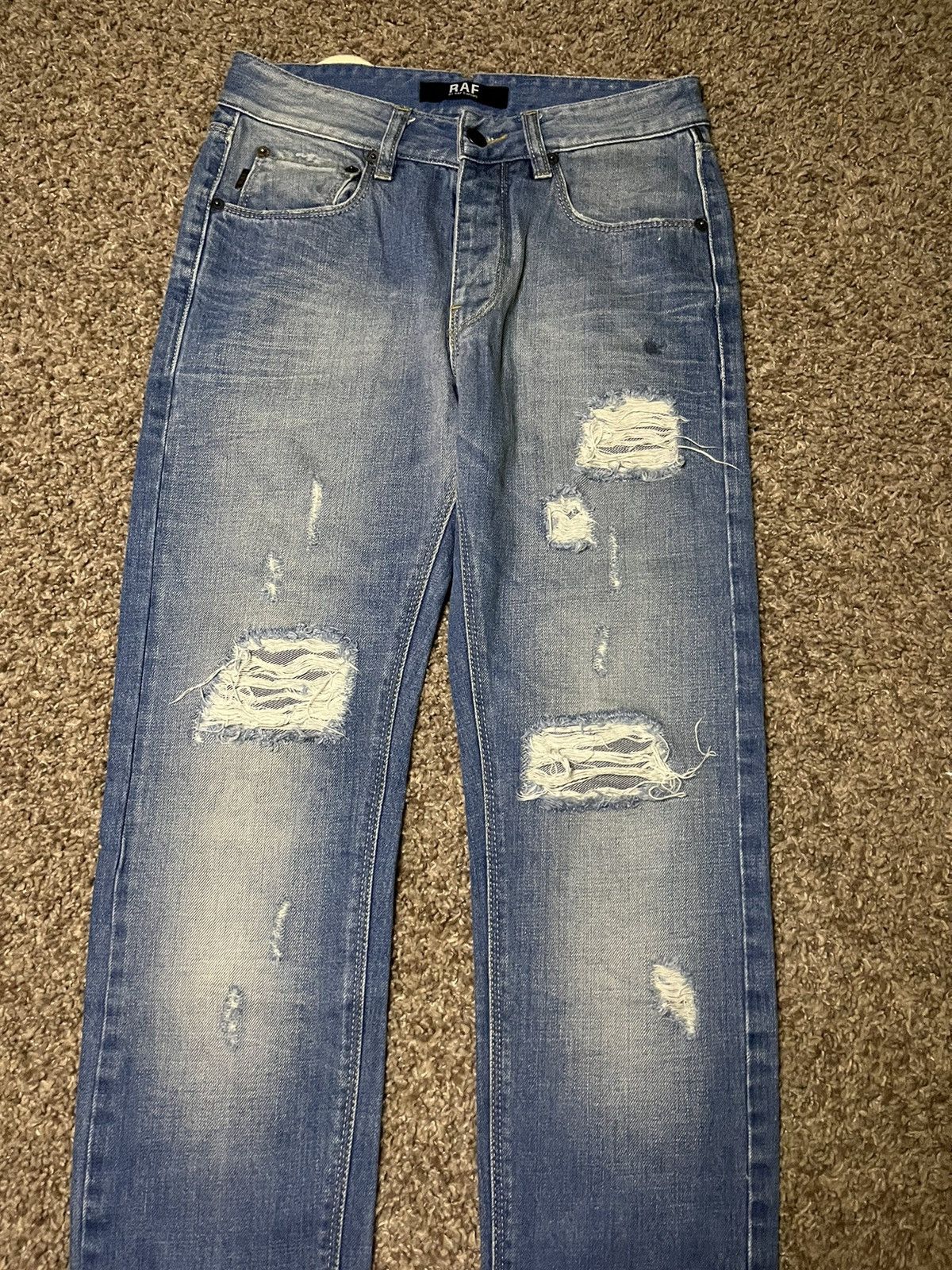 Raf by Raf Simons Raf by Raf Simons - Distressed Jeans Size 28" / US 6 / IT 42 - 3 Thumbnail