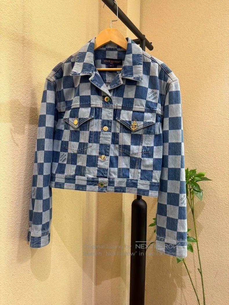 Louis Vuitton Louis Vuitton Checkerboard Denim Jacket. Size US S / EU 44-46 / 1 - 1 Thumbnail
