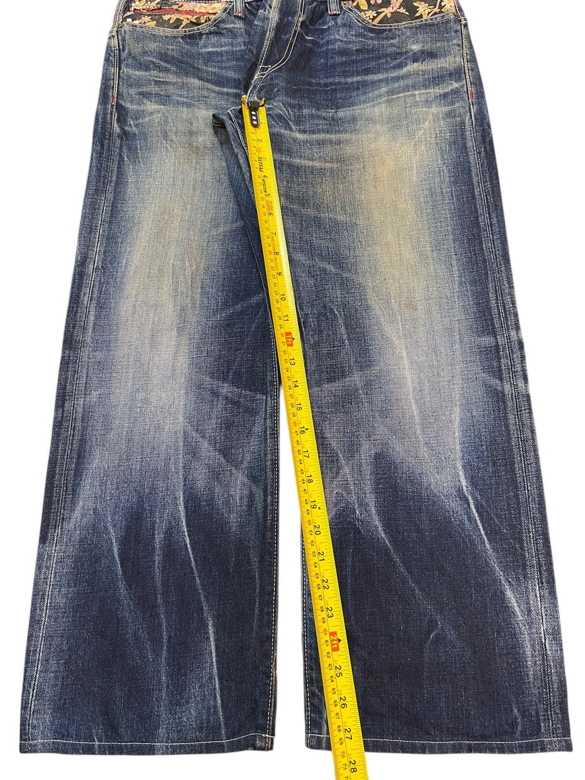 Eternal Vintage Japan Eternal Mud Thunder Wash Style Baggy Jeans Size US 36 / EU 52 - 13 Thumbnail
