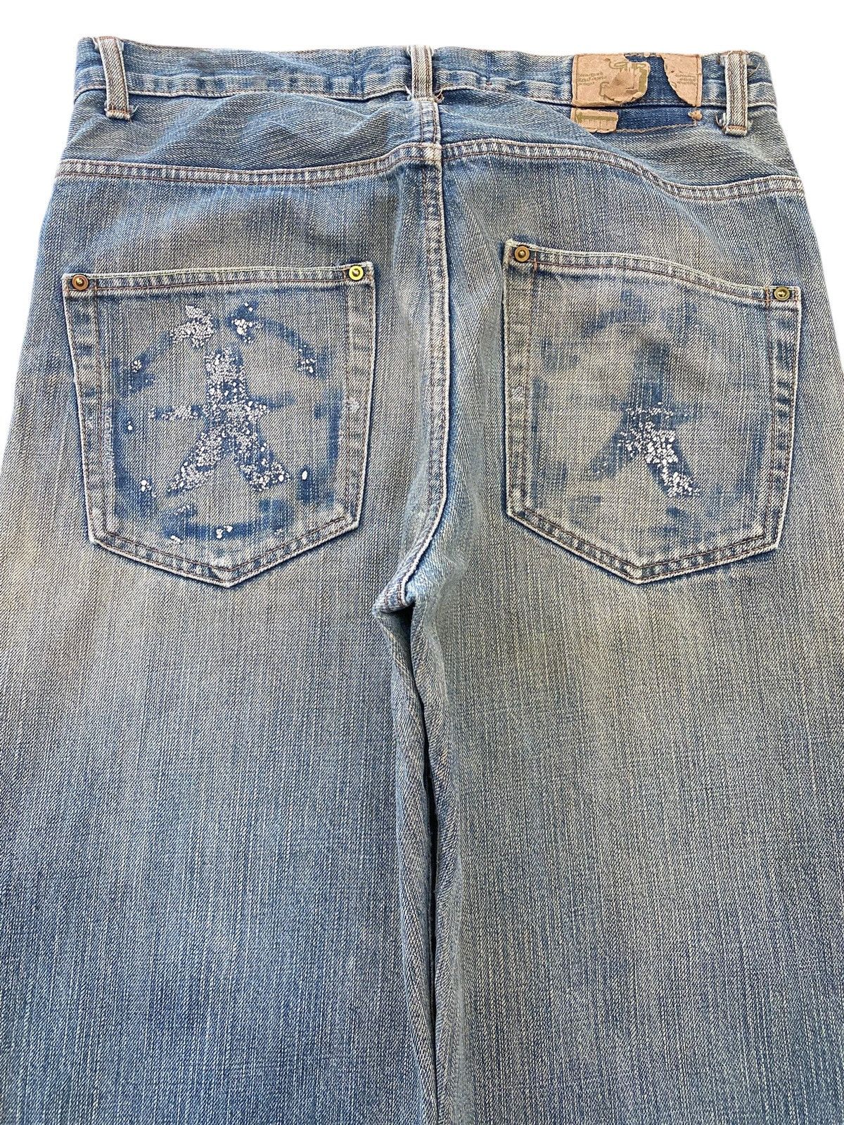 Japanese Brand Japanase Brand Faded Wash Style Straight Leg Jeans Size US 32 / EU 48 - 4 Thumbnail