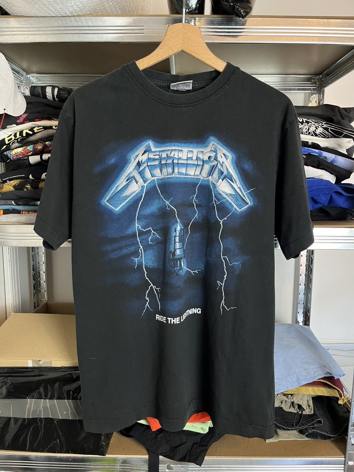 Band Tees × Metallica × Vintage 2000s METALLICA Ride The Lightning 