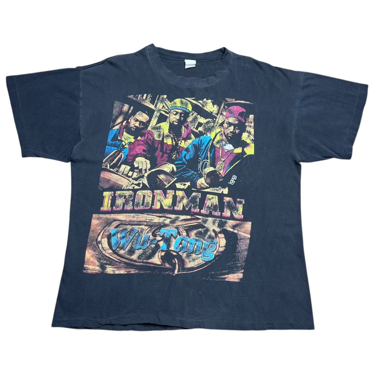 Rap Tees Vtg 1990s Ghostface Killah Ironman Wu Tang Clan Rap T-Shirt Size US XL / EU 56 / 4 - 1 Thumbnail