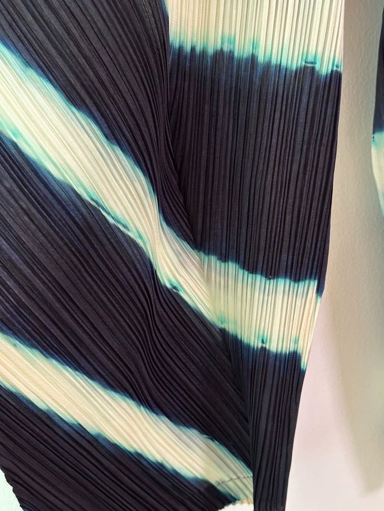 Issey Miyake Issey Miyake size:4 Wide-leg pants with black and green in Size 23" - 3 Thumbnail