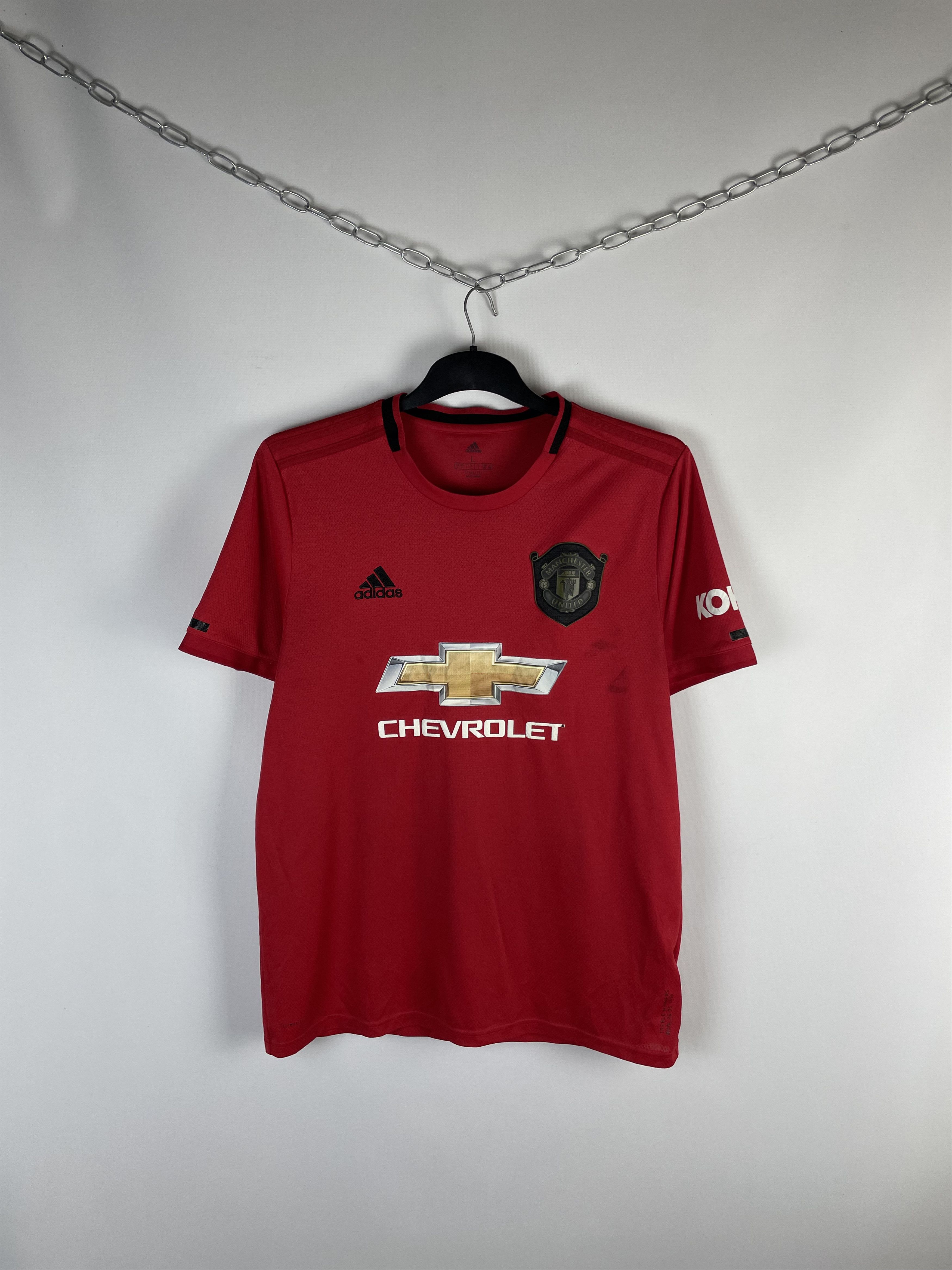 Adidas Vintage Adidas Manchester United Jersey Size US L / EU 52-54 / 3 - 1 Thumbnail