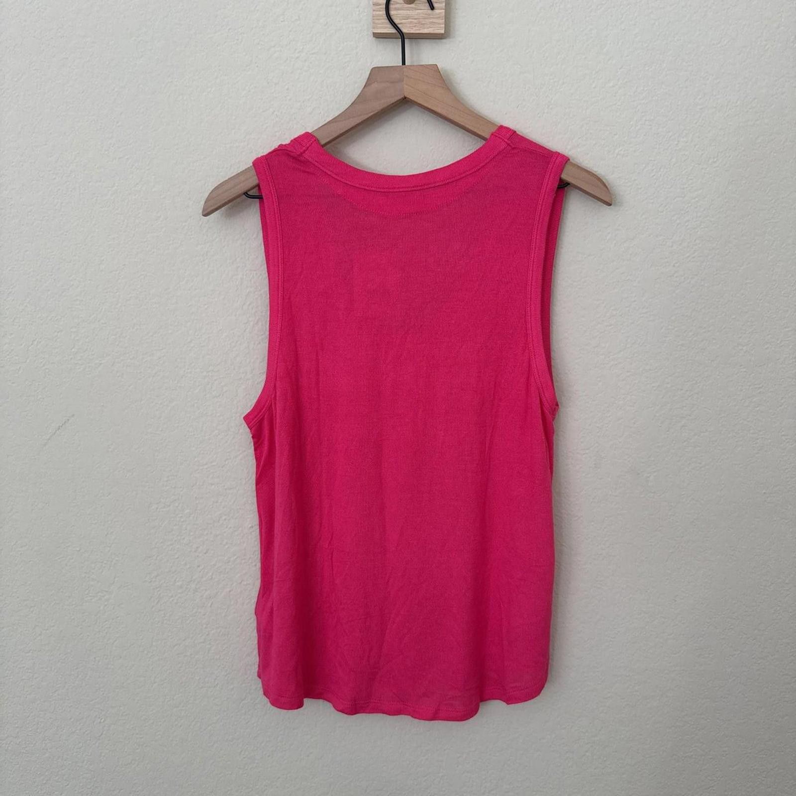 Free People Free People Take The Plunge Tank Top Women’s M Hot Pink NWT Size M / US 6-8 / IT 42-44 - 3 Thumbnail
