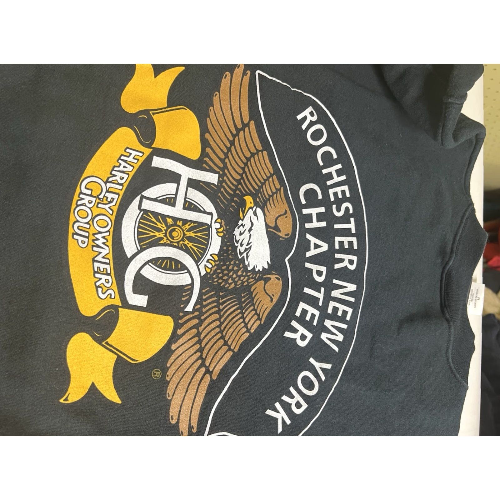 Harley Davidson VINTAGE Harley-Davidson Owners Group Rochester NY Medium Sweatshirt Mens HOG Size US M / EU 48-50 / 2 - 5 Thumbnail