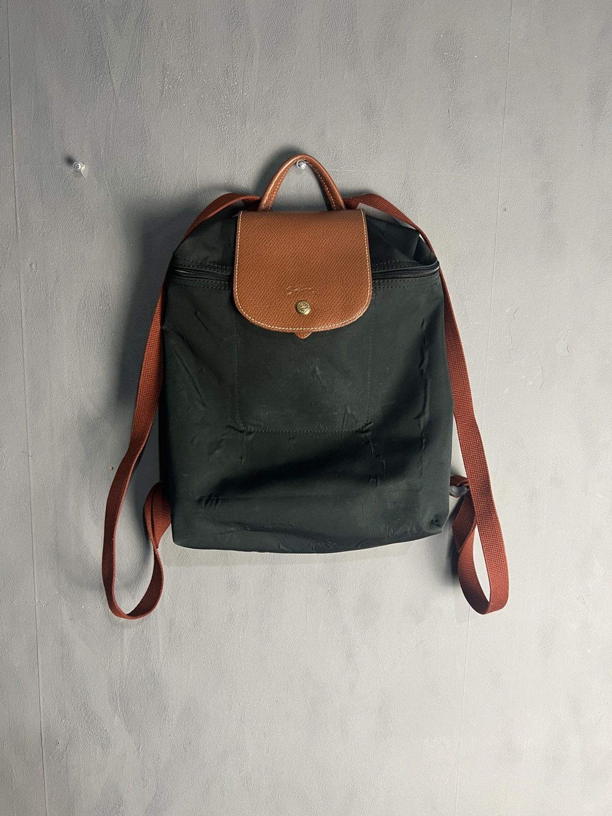 Longchamp le pliage drawstring bag pack Longchamp Le Pliage Backpack 3,590฿ size: 26 cm (L) x 28 (H  main image 4
