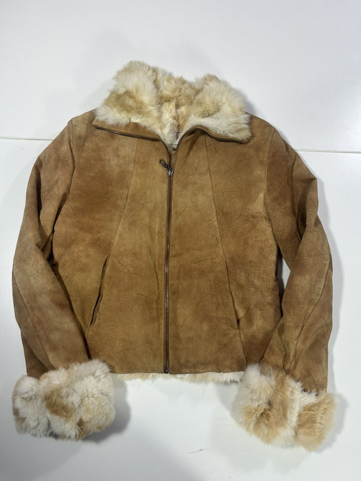 Other WOMENS 44/SMALL FREEHERON VERA PELLE /RABBIT FUR JACKET/COAT Size S / US 4 / IT 40 - 1 Thumbnail