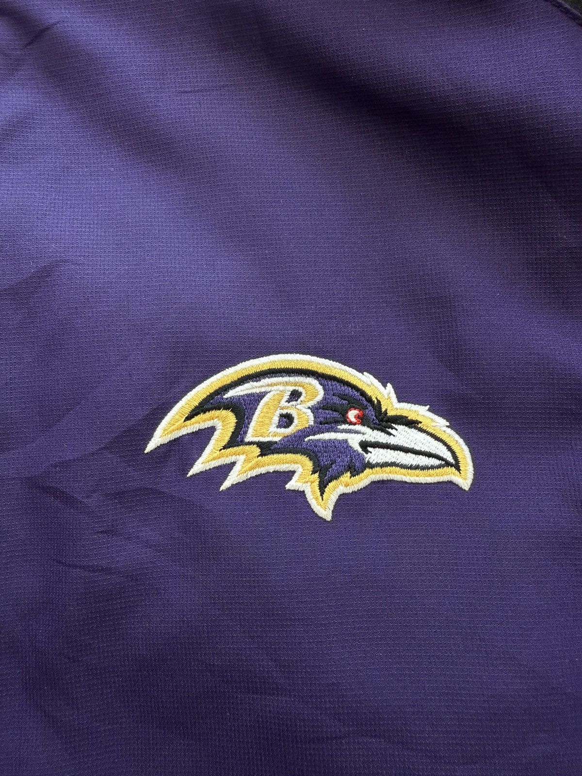 Reebok Vintage Baltimore Ravens Windbreaker Jacket Team Apparel Size US L / EU 52-54 / 3 - 6 Thumbnail