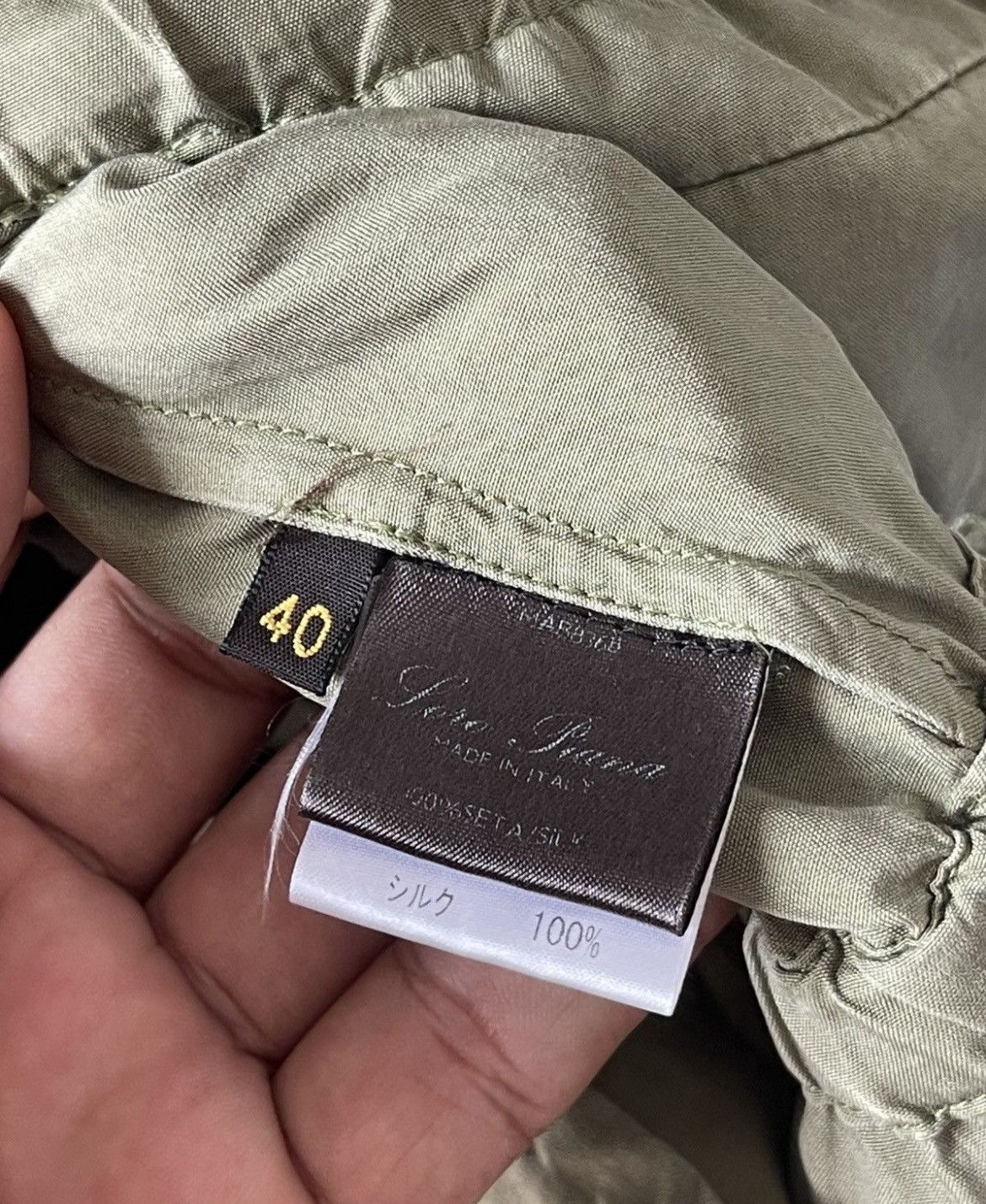 Loro Piana Loro Piana Jacket Green Army Size S / US 4 / IT 40 - 19 Thumbnail