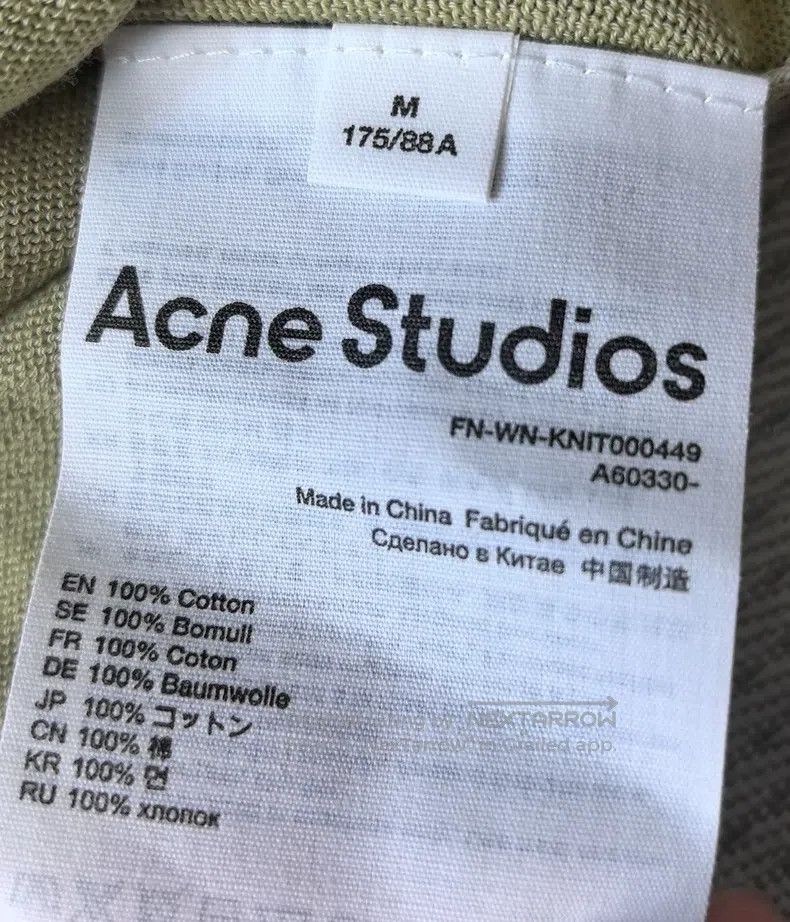 Acne Studios Acne Studios Long-sleeved knitted Polo shirt Size US M / EU 48-50 / 2 - 5 Thumbnail