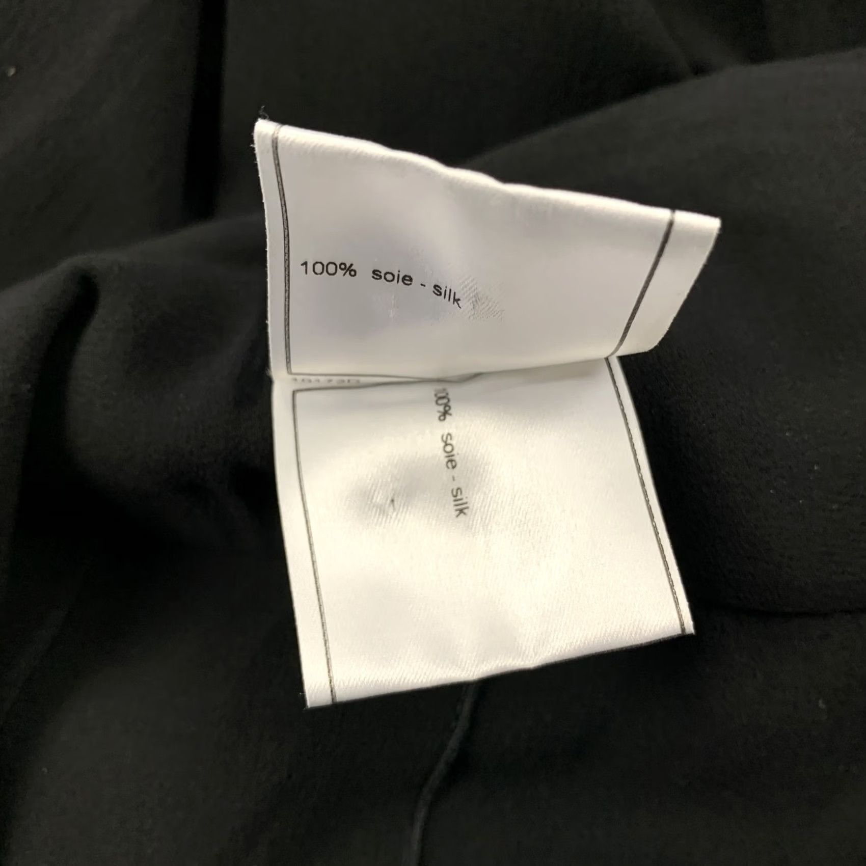 Chanel Chanel Size 6 Black Silk Pleated Wide Leg Skirt Size 28" / US 6 / IT 42 - 5 Thumbnail