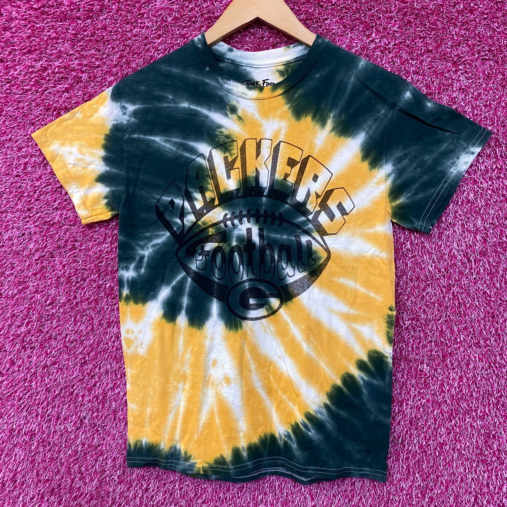 Junk Food Junk Food Clothing NFL Green Bay Packers Football Tie Dye T- Size US XS / EU 42 / 0 - 1 Thumbnail