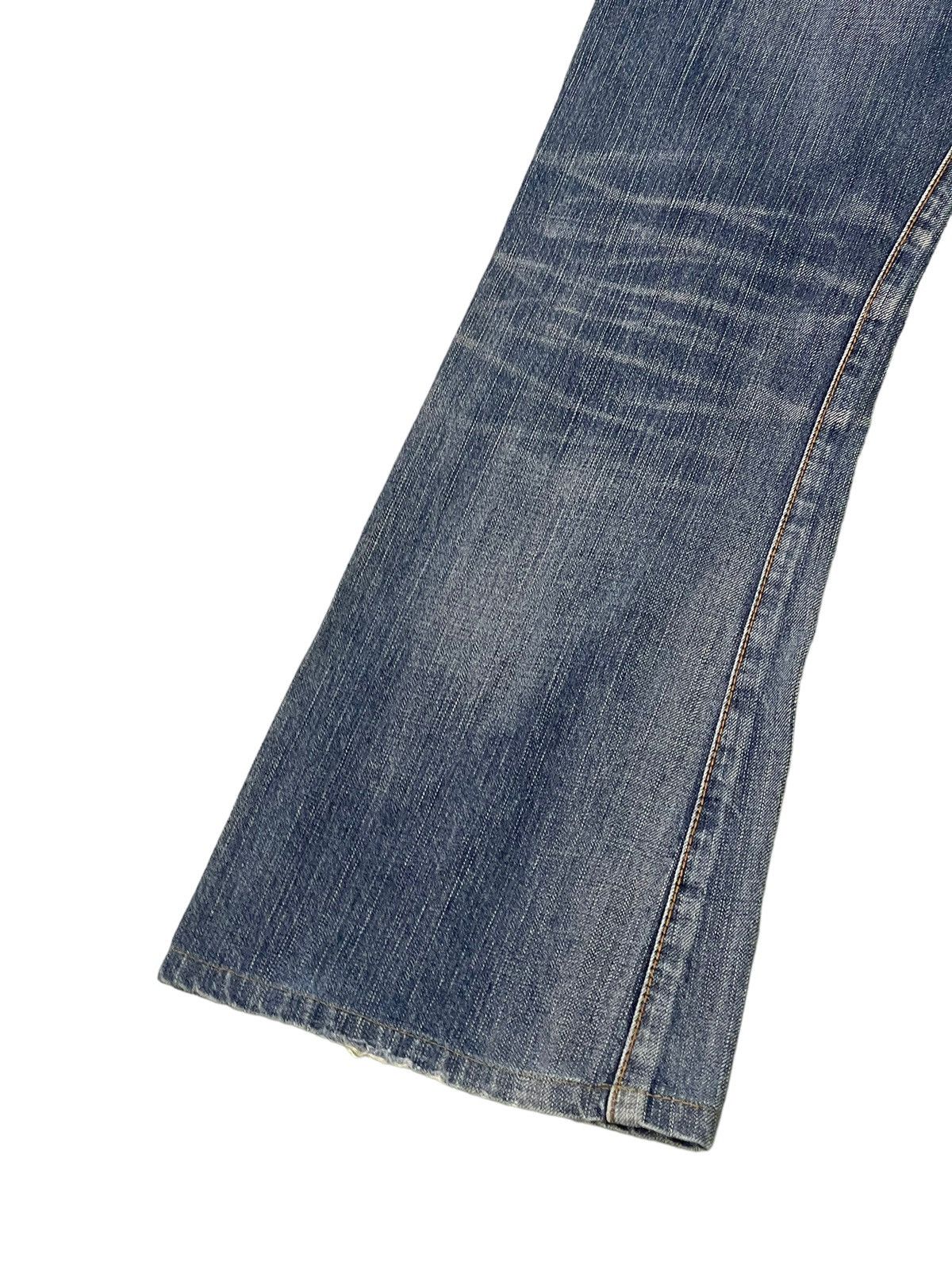 Edwin Flare Jeans Edwin Japan Distress Low Rise Boot Cut 6🟦3 Size US 29 - 15 Thumbnail