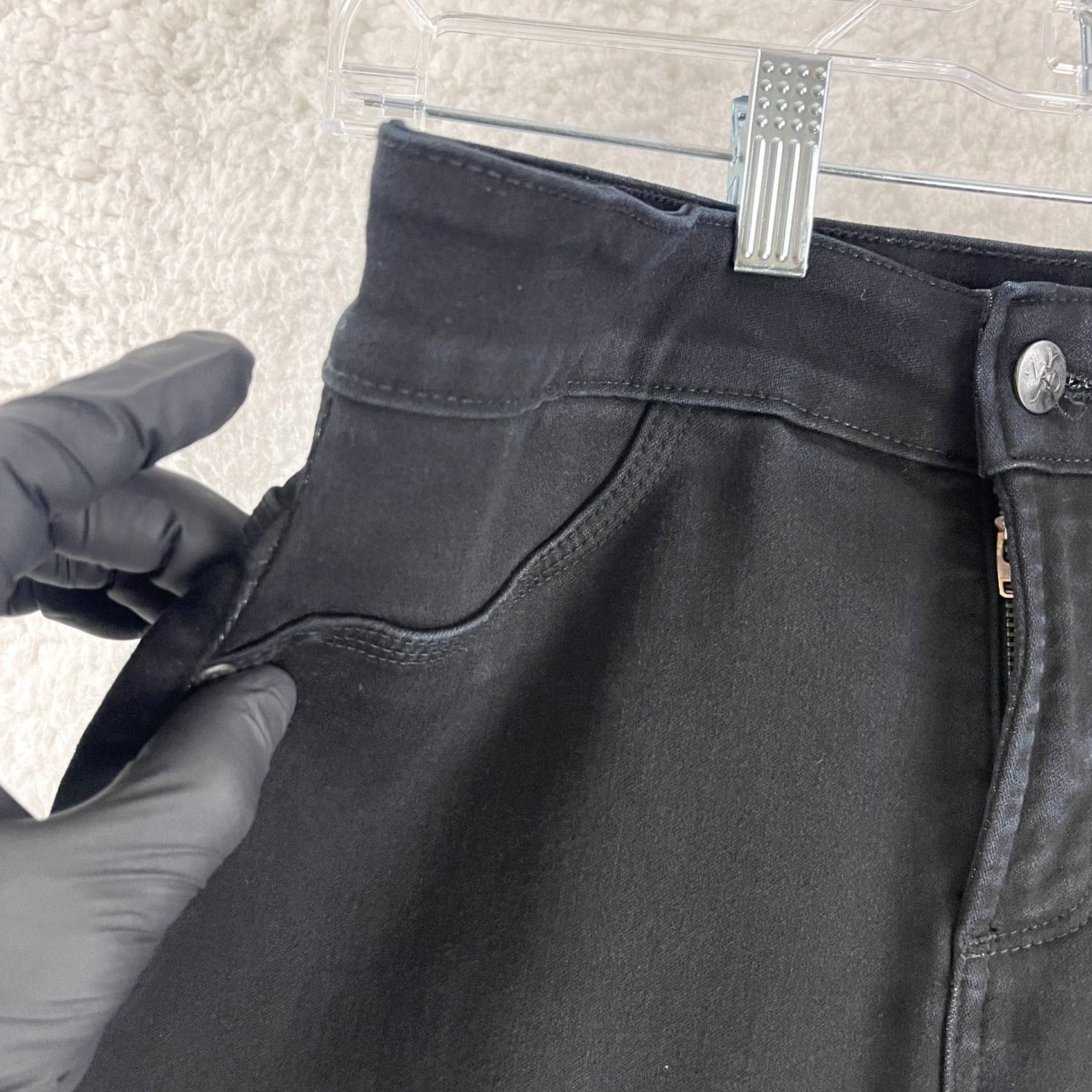 NYDJ NYDJ Jeans Womens Size 4 Black Denim Straight Legging Stretch Mid-Rise Casual Size 27" / US 4 / IT 40 - 6 Thumbnail
