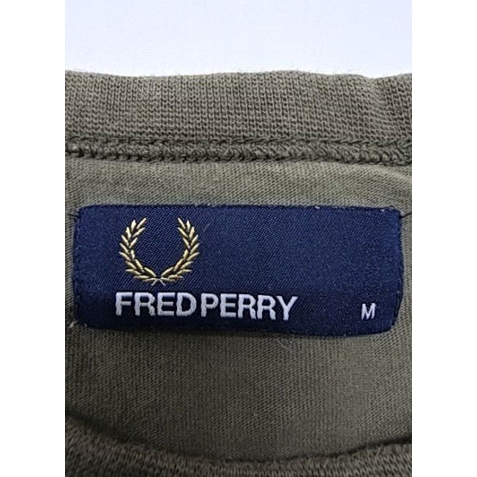 Fred Perry Fred Perry Mens Olive Green Logo T-Shirt Size M Regular Size US M / EU 48-50 / 2 - 4 Thumbnail