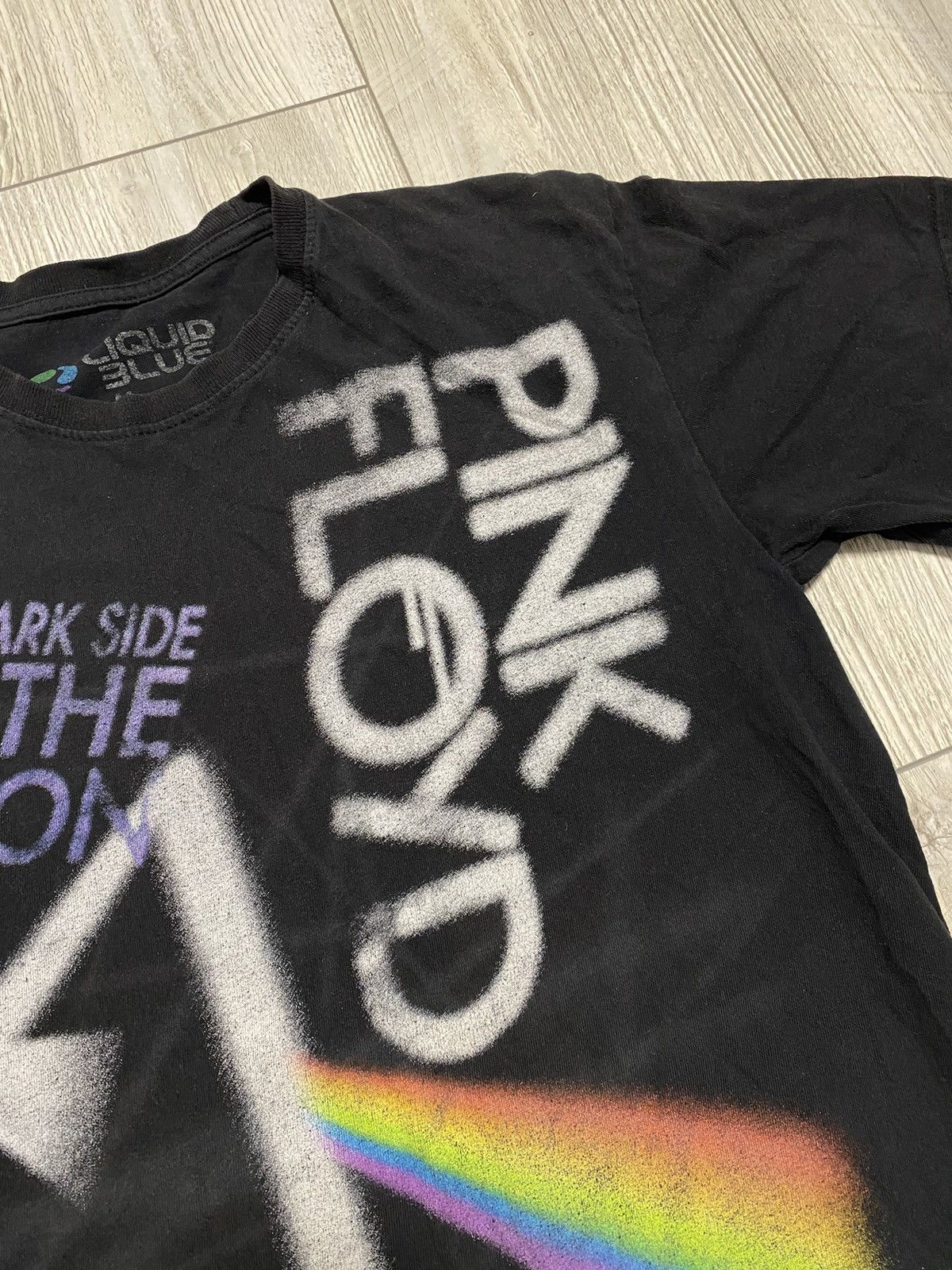 Liquid Blue Y2K Pink Floyd Liquid Blue Graffiti Pulse Rock Band Tee Size US M / EU 48-50 / 2 - 2 Thumbnail