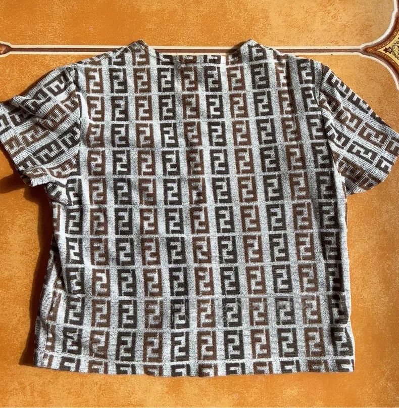 Fendi Fendi Monogram Short Sleeve Size M / US 6-8 / IT 42-44 - 4 Thumbnail