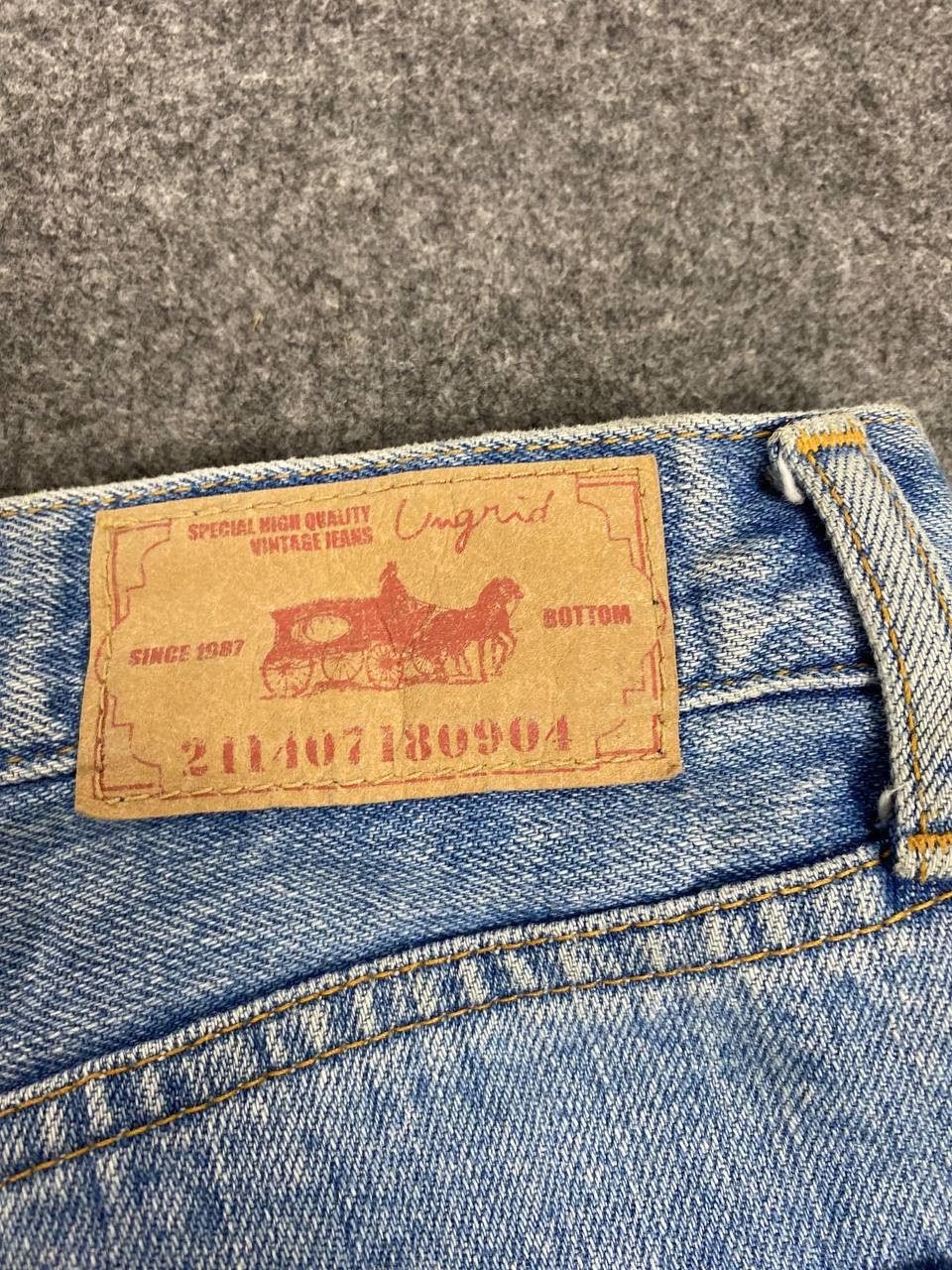 Japanese Brand ungrid japanese brand distressed denim nice design Size US 32 / EU 48 - 5 Thumbnail