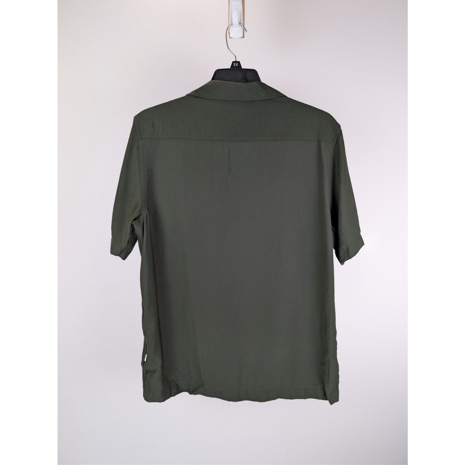 NN07 o1rshd1 CC20 Men's Dark Green Resort Collar Shirt Size US S / EU 44-46 / 1 - 9 Thumbnail