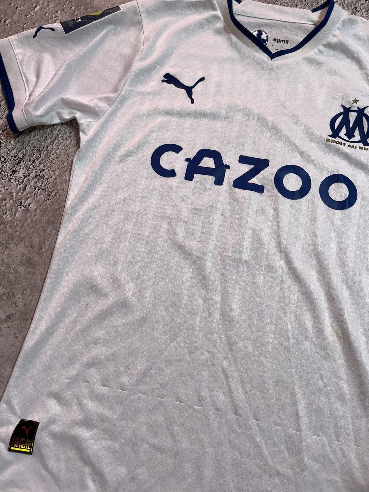 Puma #9 Vitihna Puma Soccer Jersey Droid au But Marseilles Size US S / EU 44-46 / 1 - 5 Thumbnail