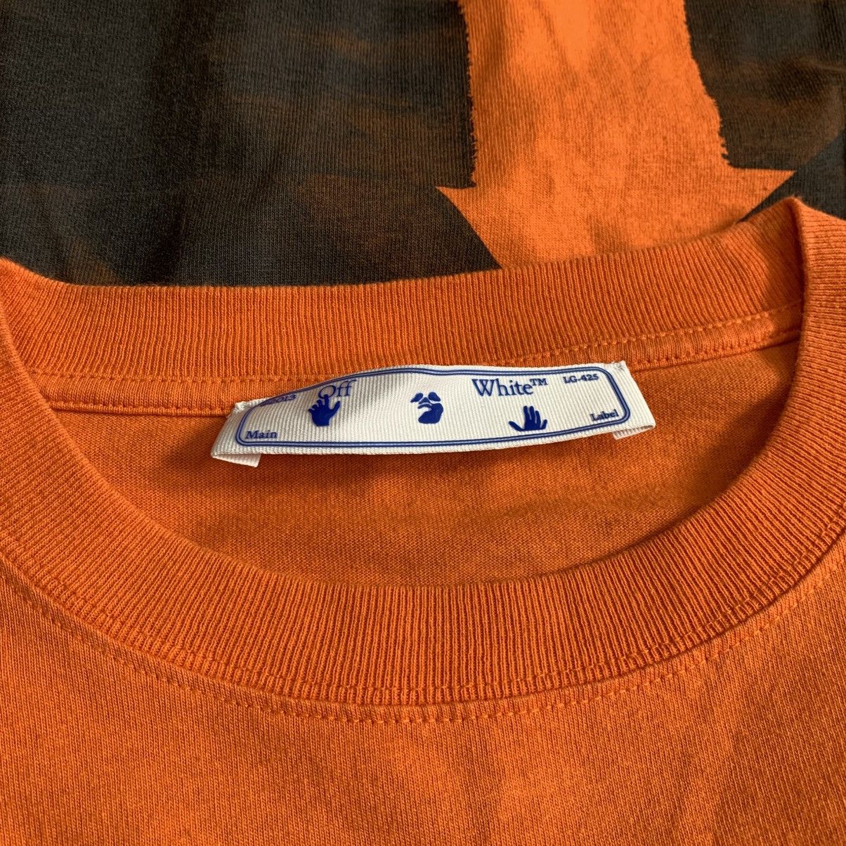 Off-White Off White XL Tee Marker Arrows Orange T-Shirt Virgil Abloh Size US XL / EU 56 / 4 - 6 Thumbnail