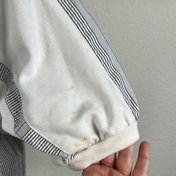Dior VTG Dior Monsieur Mixed Media Seersucker Panel Short Sleeve Size US L / EU 52-54 / 3 - 6 Thumbnail