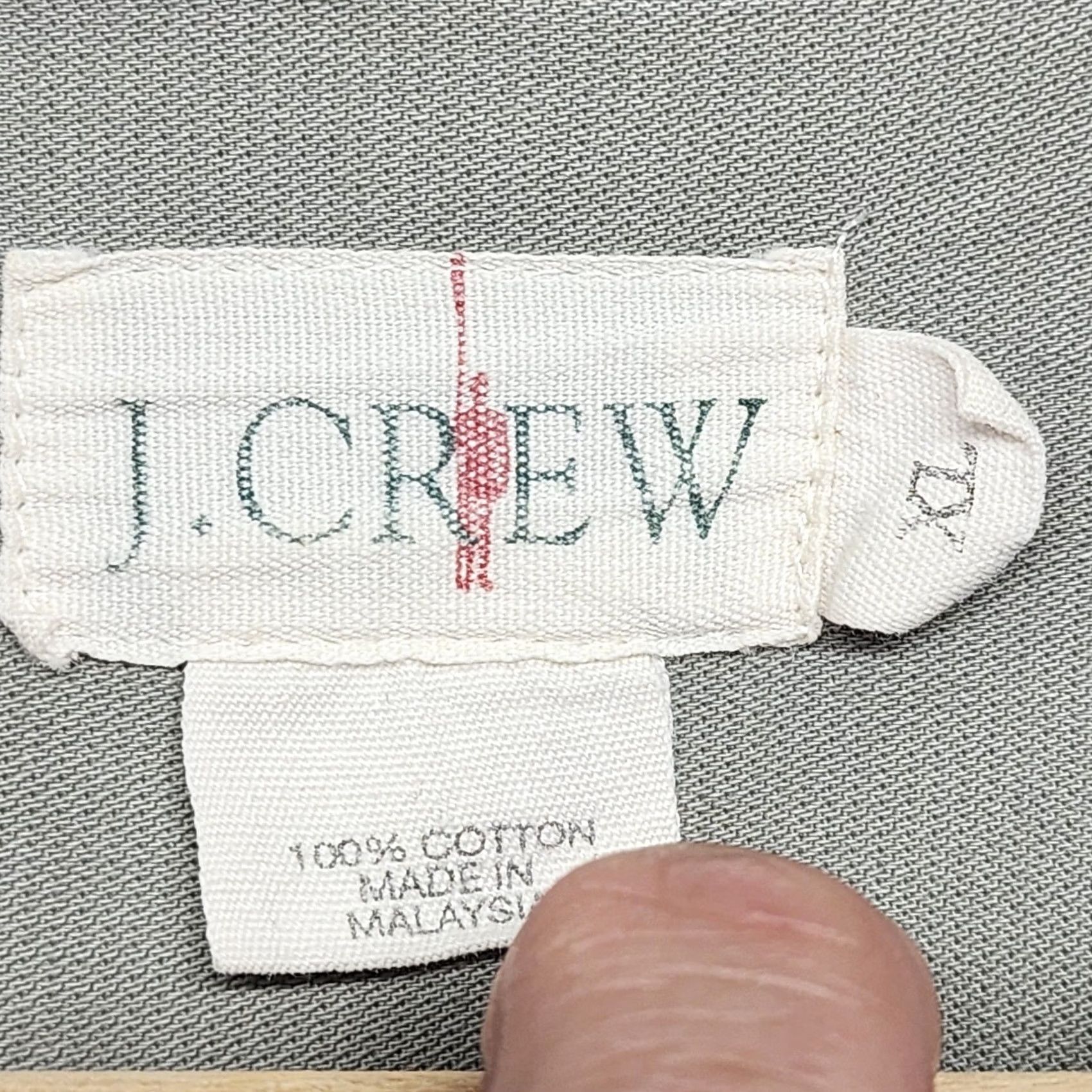 J.Crew VINTAGE J.CREW Oarsman Workwear Shirt Mens XL Long Sleeve Button Up Cotton Flaw Size US XL / EU 56 / 4 - 5 Thumbnail