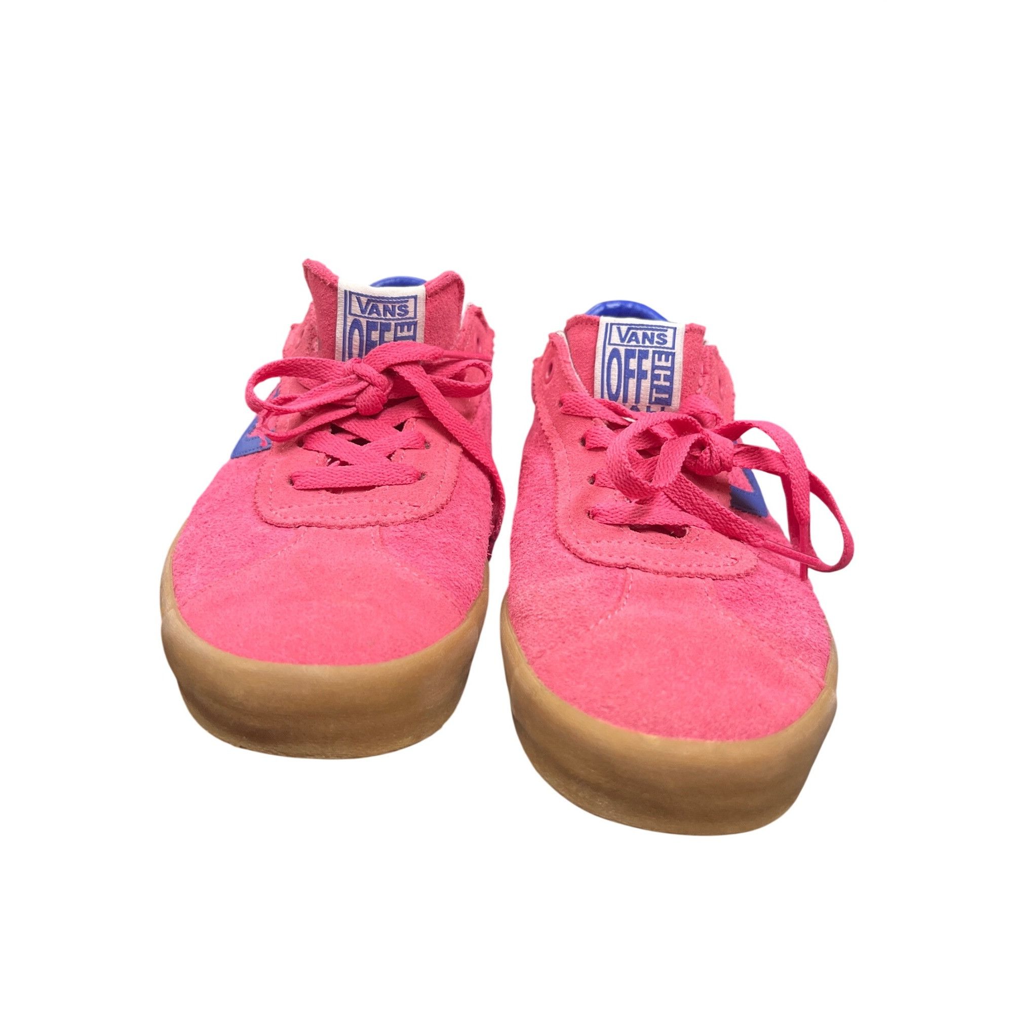 Vans Vans Off The Walls wms pink blue suede low top sneakers shoe Size US 9.5 / IT 39.5 - 11 Thumbnail
