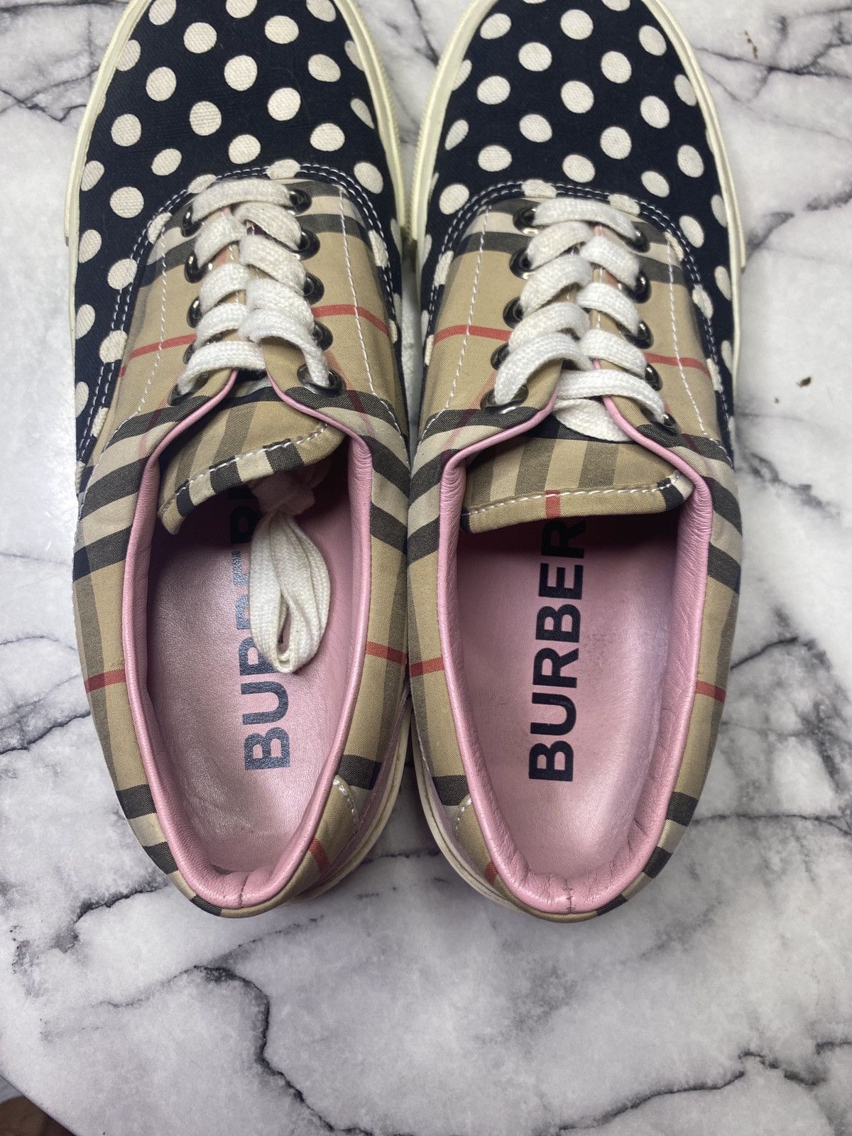 Burberry Burberry low top pattern sneaker Size US 9 / EU 42 - 4 Thumbnail