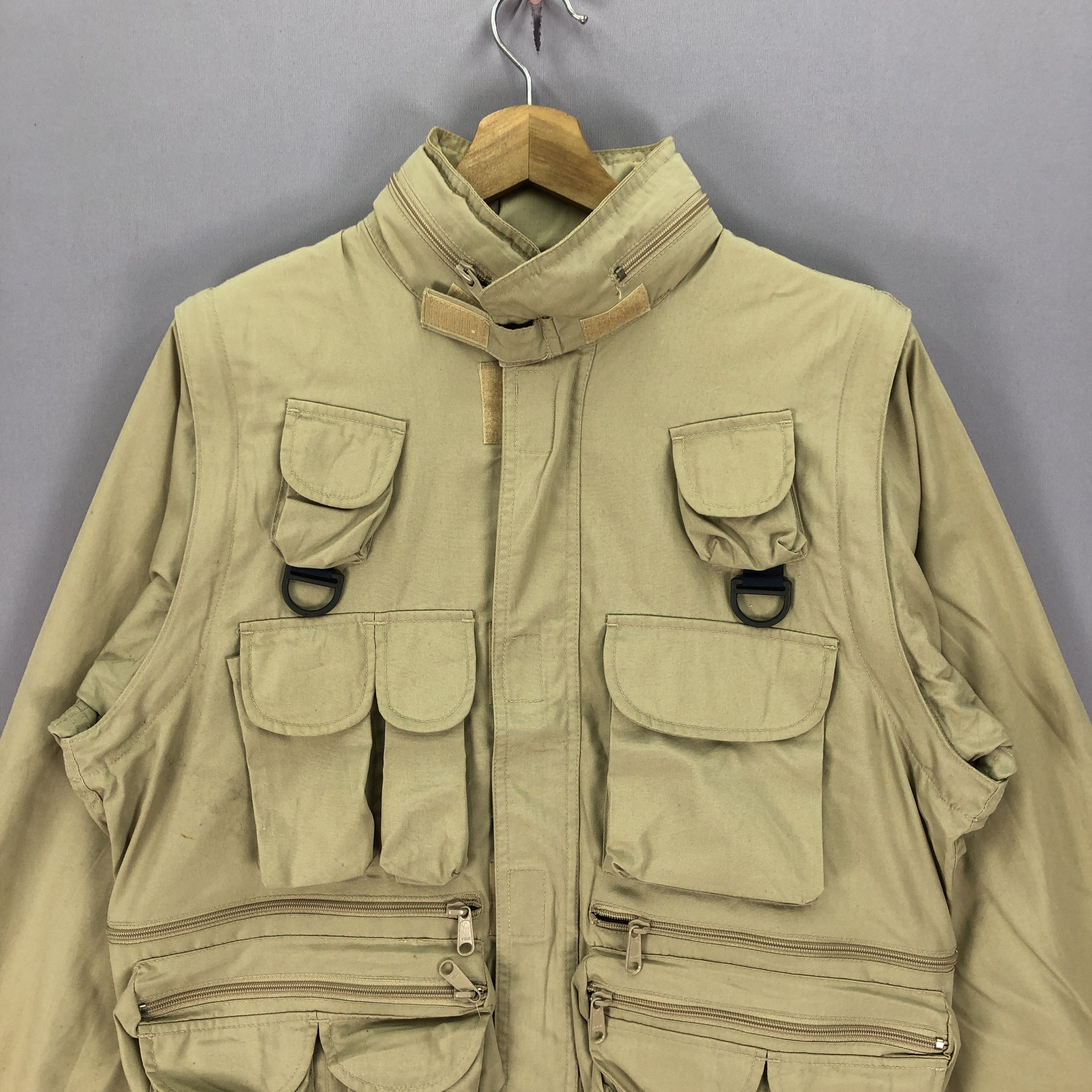 If Six Was Nine × Japanese Brand × Vintage Vintage 90s Paralyser Bondage Multi Pocket Outdoor Jackets Size US M / EU 48-50 / 2 - 2 Thumbnail