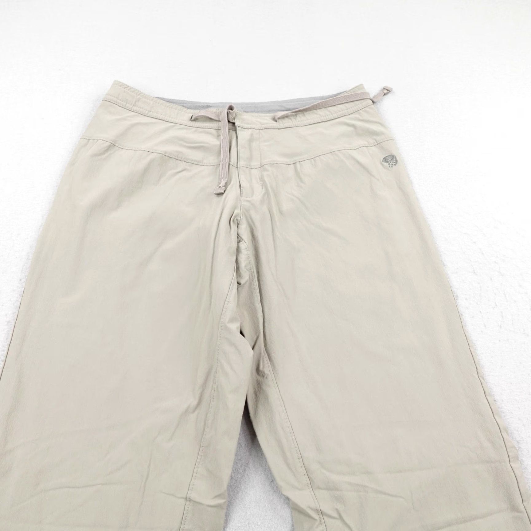 Mountain Hardwear VINTAGE Mountain Hardwear Pants Womens 8/32 Beige Fleece Lined Softshell Hiking Outdoor Size 30" / US 8 / IT 44 - 2 Thumbnail