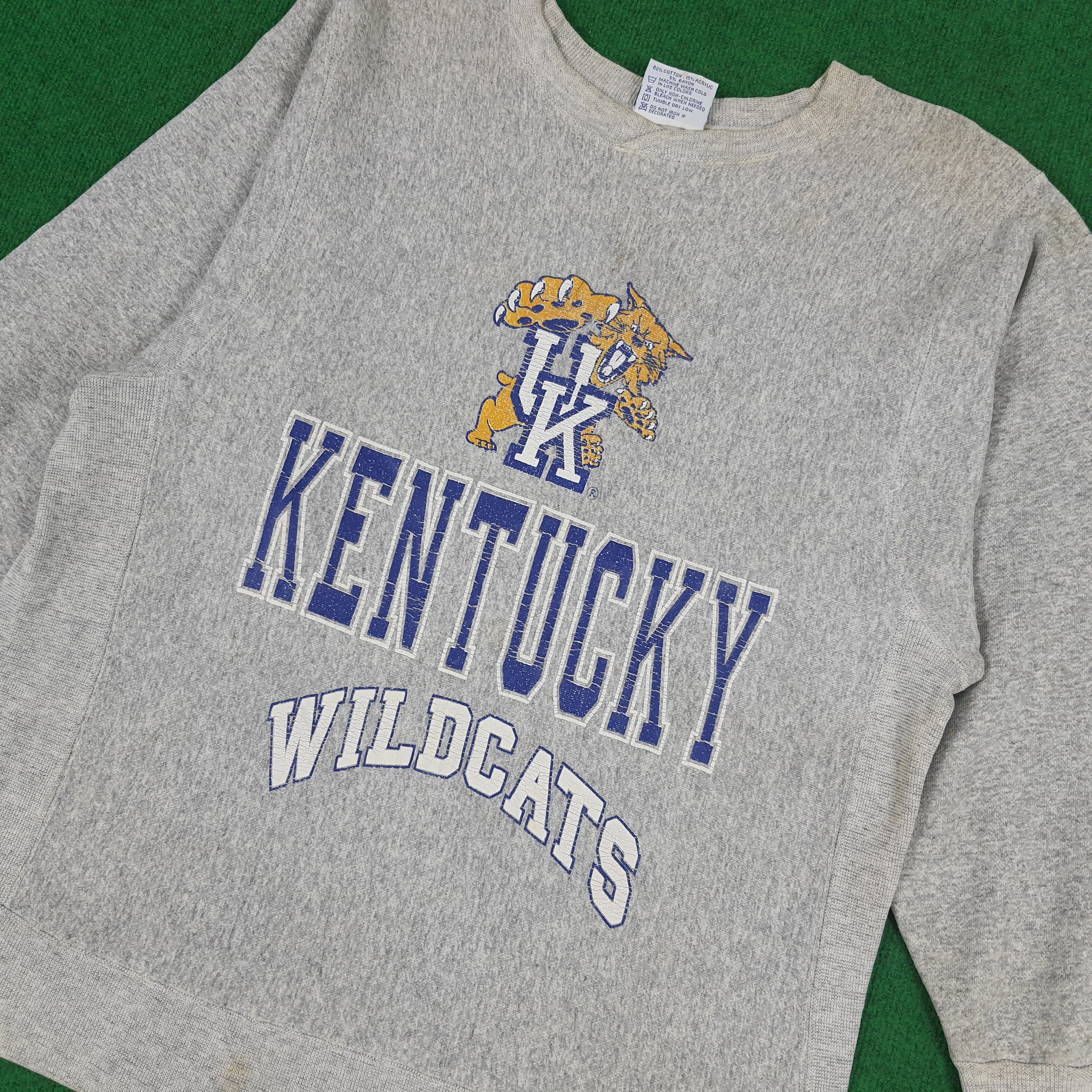 NBA Vintage Kentucky Wildcats UK Basketball Team Sweatshirts Size US L / EU 52-54 / 3 - 2 Thumbnail
