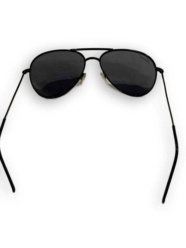 Gucci Gucci - Aviator Black Dark Grey Lenses Preloved Size ONE SIZE - 3 Thumbnail