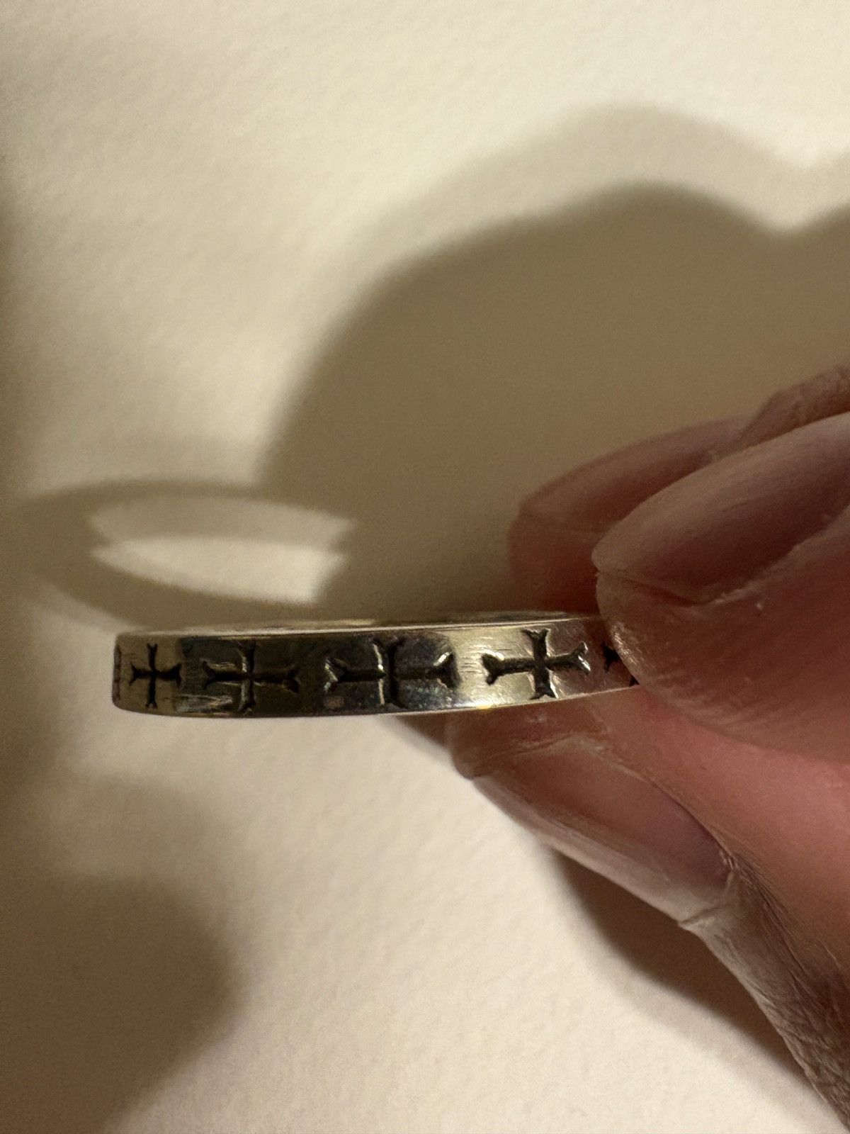 Chrome Hearts Chrome hearts fuck you ring 3mm Size ONE SIZE - 5 Thumbnail