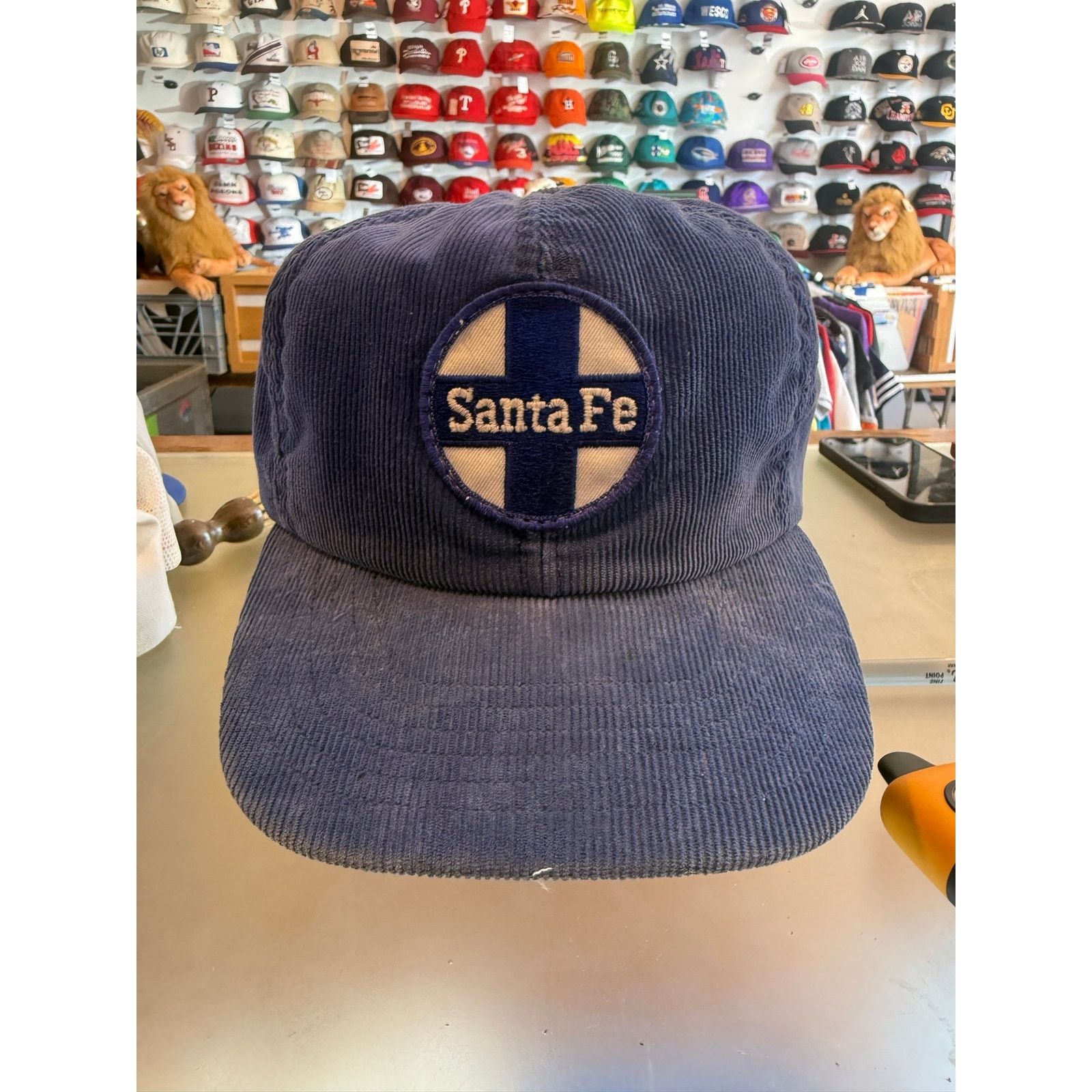 Other Santa Fe Railroad Corduroy Snap Back Hat Size ONE SIZE - 1 Thumbnail