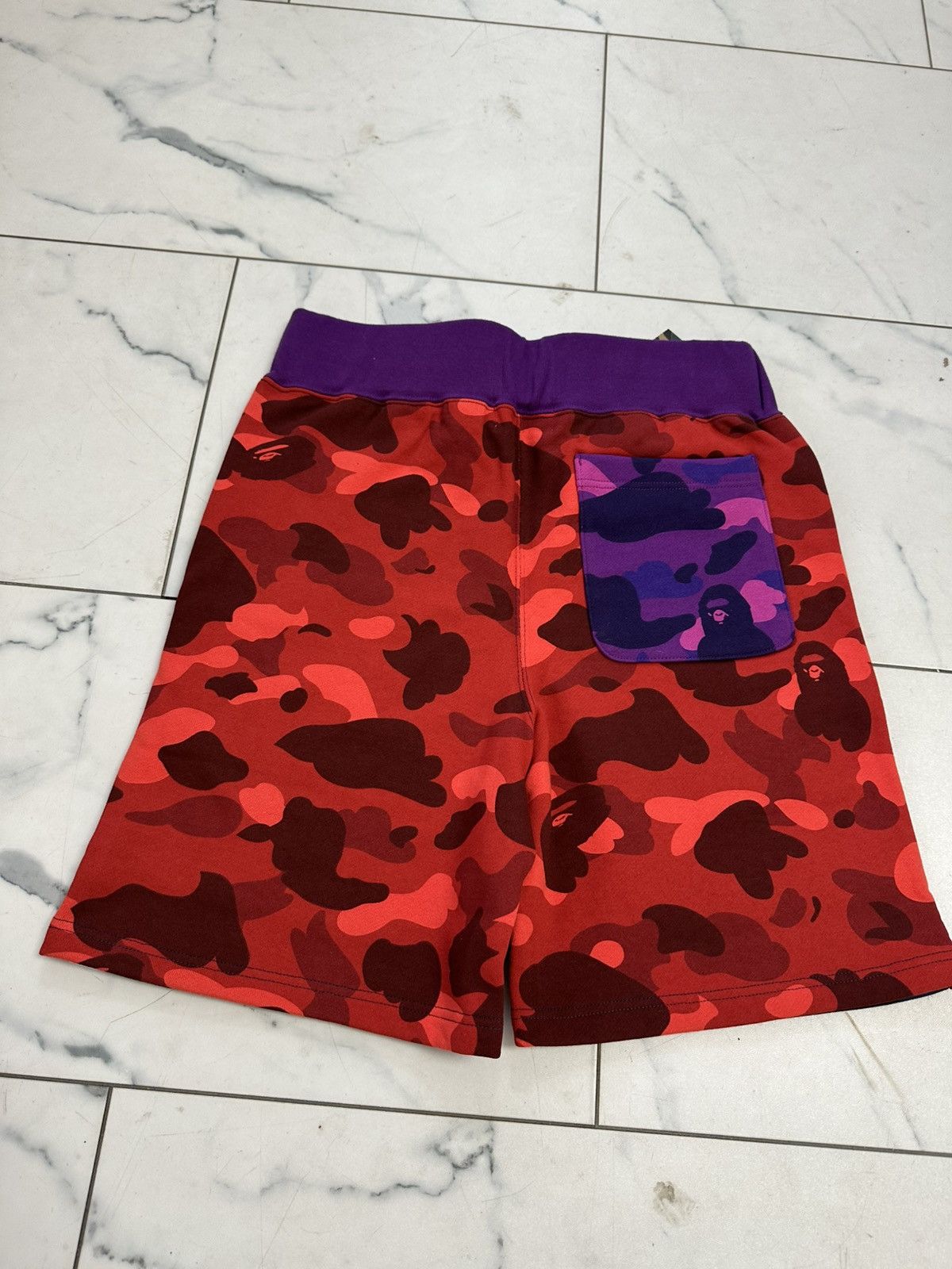 Bape Bape Shark Sweat Shorts Size US 32 / EU 48 - 2 Thumbnail
