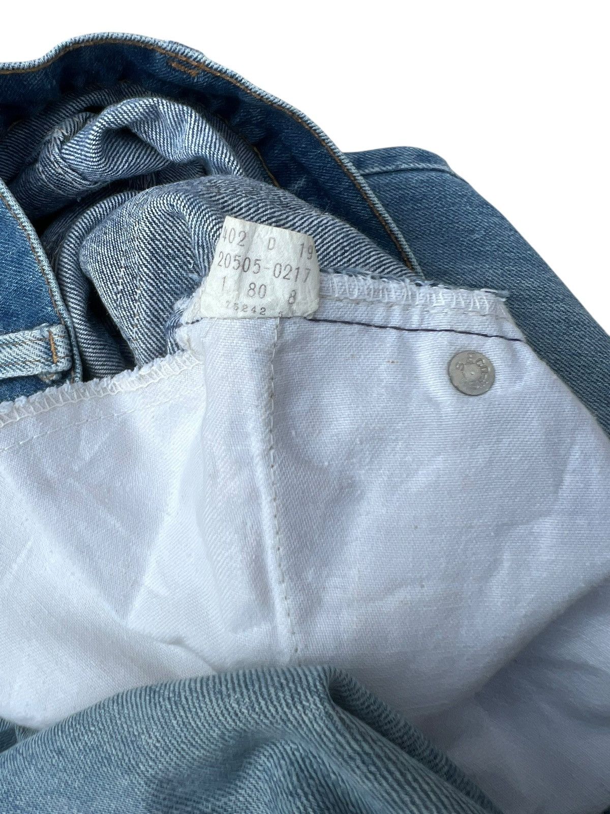 Levi's Vintage 70s Levi’s 505 Orange Tab Fade Denim Jeans Talon 42 Size US 30 / EU 46 - 24 Thumbnail