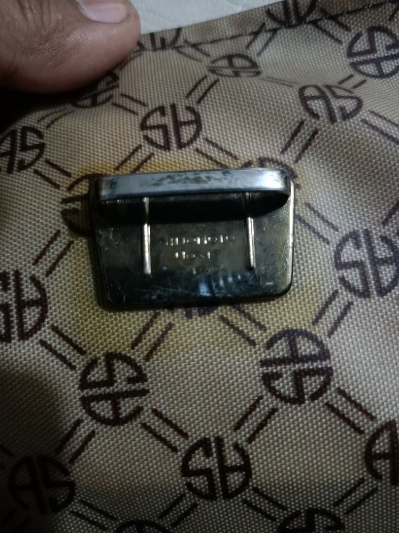 Japanese Brand Vintage Aoki Luggage Shelly Monogram Duffle Size ONE SIZE - 8 Thumbnail
