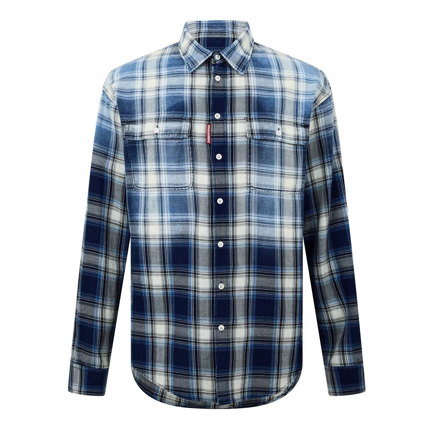 Dsquared2 o1g2r1mq0426 Checkered Cotton Shirt in Multicolor Size US M / EU 48-50 / 2 - 1 Thumbnail